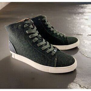 Frye Women's Ivy High Top Sneaker Shoes Size 8.5 M Olive Green